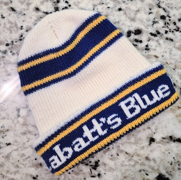 Vintage Labatt's Blue Knit Hat, Toque, Beanie  - Adult One-size - Picture 4 of 4